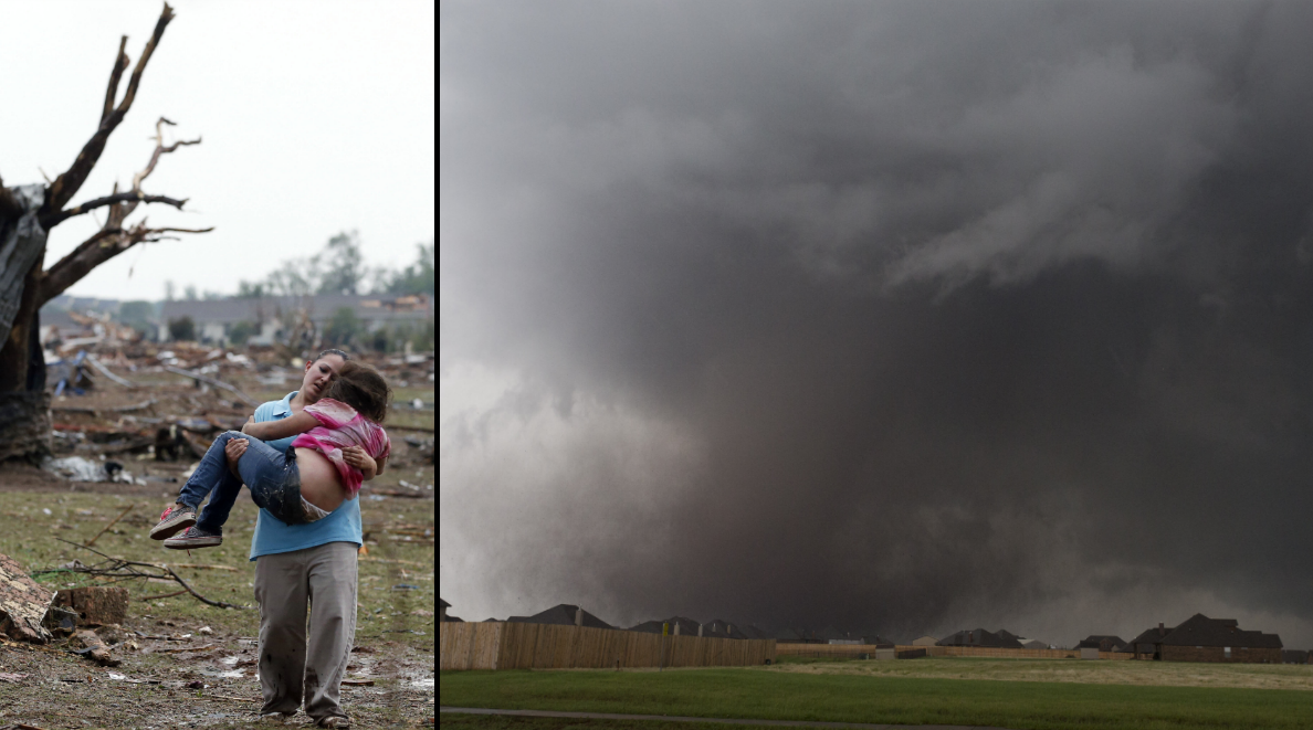Tornado, Oklahoma, USA, Döda, bildextra
